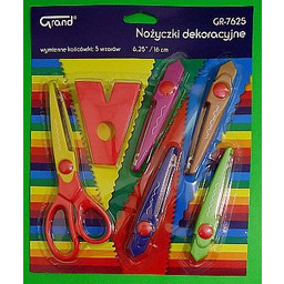 Grand, nożyczki dekoracyjne, 16 cm