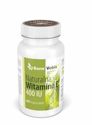 Witamina E Naturalna 400 IU - 60 kapsułek