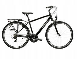 Rower 28 Kross Trans 1.0 M L czarno-srebrny