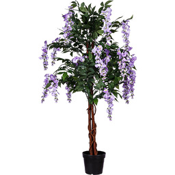SZTUCZNE DRZEWO GLICYNIA 150 CM WISTERIA FIOLETOWA DRZEWKO