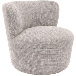 Fotel Amelie M14. szary, miękki, nowoczesny
