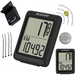 Licznik Rowerowy Sigma Bc 5.0 Ats Bezprzewodowy Czarny