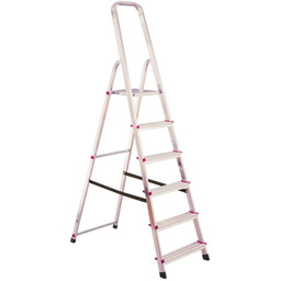 Aluminiowa drabina domowa KRAUSE Corda 6 stopni OUTLET