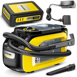 Odkurzacz Piorący Akumulatorowy Karcher Se 3-18 Puzzi Bateria