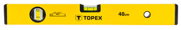 Poziomnica aluminiowa typ 500, 40 cm, 2 libelle