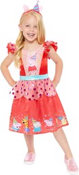 amscan 9919043 Dziecięca dziewczęca świnka Peppa Party Dress