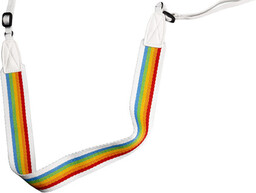 Polaroid Pasek FLAT Rainbow White