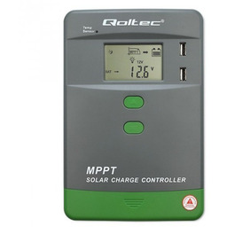 Qoltec Solarny regulator ładowania MPPT z czujnikiem temperatury