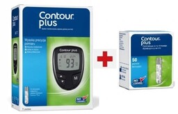 Glukometr Contour Plus + 55 pasków