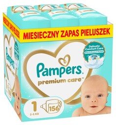 PAMPERS Pieluchy Premium Care 1 (156 szt.)