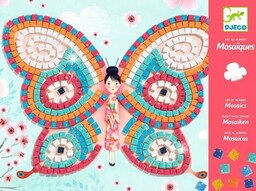 Kolorowa mozaika Pani Motyl DJ08898-Djeco, zestawy kreatywne