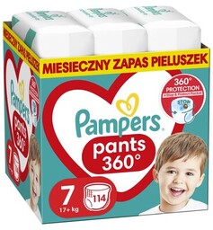 PAMPERS Pieluchomajtki Pants 7 (114 szt.)