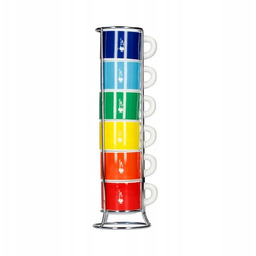 Bialetti Color Zestaw 6 filiżanek do espresso