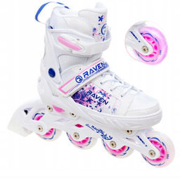 Rolki Regulowane Raven Meia 35-39 Kółko Led