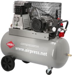 AirPress HK 600-90 Pro - Kompresor dwutłokowy 10