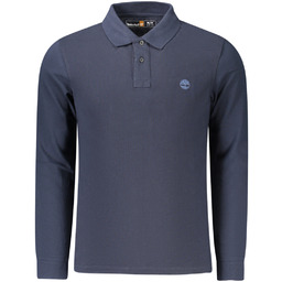 TIMBERLAND MĘSKA KOSZULKA POLO Z DŁUGIM RĘKAWEM, NIEBIESKA