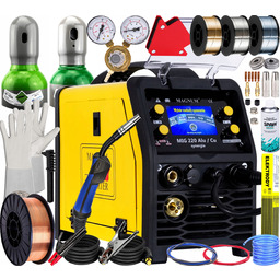 Spawarka Inwertorowa Migomat Magnum Mig 220 Alu/cu Synergia