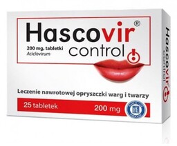 Hascovir Control 200mg - 25 tabletek -> Odbiór