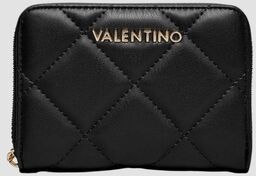 VALENTINO Czarny pikowany portfel Ocarina