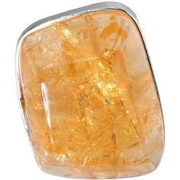 Cytryn Piękny Pierścionek Srebro R10-26 Unikat