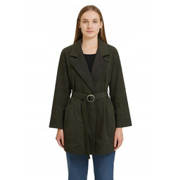 Liu Jo Płaszcz Klasyczny Z Paskiem Khaki 97