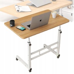 Stolik Pod Laptop Na Kółkach Mobilne Biurko Przyłóżkowe