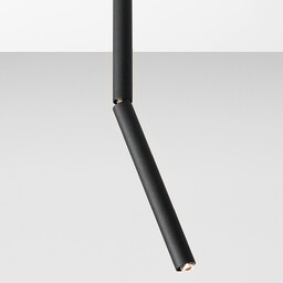 Czarna lampa sufitowa Stick 1084PL_G1_M Aldex ruchomy reflektorek