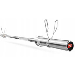 Gryf olimpijski prosty do sztangi tuleja obrotowa zaciski