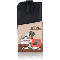 Skórzany futerał na okulary Salonik Yoshi Y4309