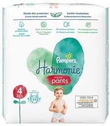 PAMPERS Harmonie Pants Pieluchomajtki rozmiar 4, 24 sztuki