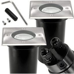 2x Oprawa Led Lampa Najazdowa Ogrodowa Wpuszczana GU10