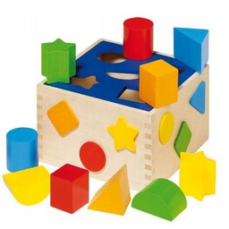 Sorter Drewniany dla Dzieci Kształtów Zabawki