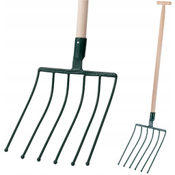 Widły Gable Do Ziemniaków Buraków 6 Zębne Metalowe