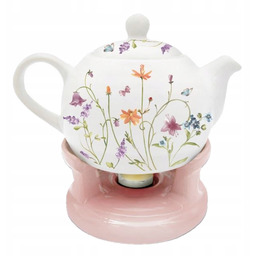 Ceramiczny dzbanek 1L z podgrzewaczem – idealny