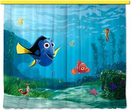Disney AG Design Nemo zasłony dziecięce/nadruk fotograficzny 3D,