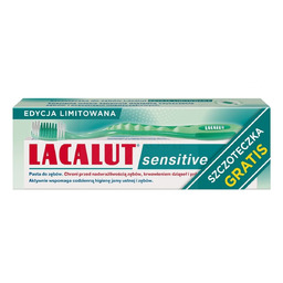 Pasta do zębów Sensitive 75ml + Szczoteczka zielona