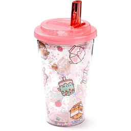 Puckator - Nietłukąca się szklanka ze słomką -