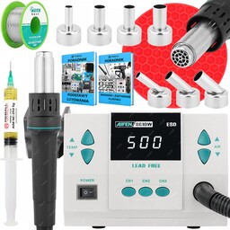 Zestaw Stacja Lutownicza Hot Air Spawarka Plastiku Aifen