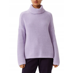 COMMA SWETER DAMSKI Z LNEM KLASYCZNY FIOLETOWY 36