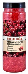 Fresh Juice Perełki do kąpieli Wiśnia & Granat