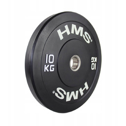 BBR10 Black Talerz Olimpijski Bumper 10 Kg Hms