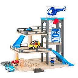 Garaż piętrowy z lądowiskiem dla helikoptera