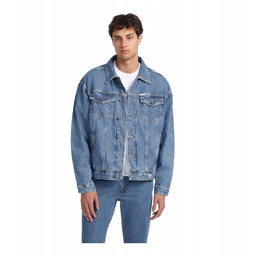 Guess Kurtka Jeansowa Męska Gj Mens Oversize Niebieska