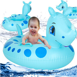 Kółko do pływania dla niemowląt siedzisko nosorożec max