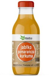 EkaMedica Jabłko pomarańcza kurkuma Sok, 300ml