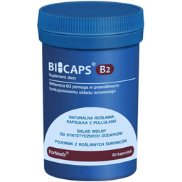 Suplement diety, BICAPS Witamina B2 Ryboflawina 40mg 60