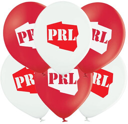 Balony z nadrukiem PRL - 37 cm -