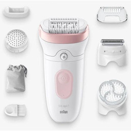 Depilator BRAUN Silk Epil SE7-060 Biało-różowy