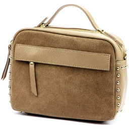 Luka Listonoszka damska skórzana torebka z paskiem