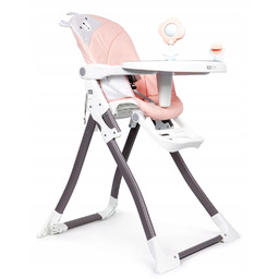 Fotelik krzesełko do karmienia róż składany Ecotoys Ecotoys